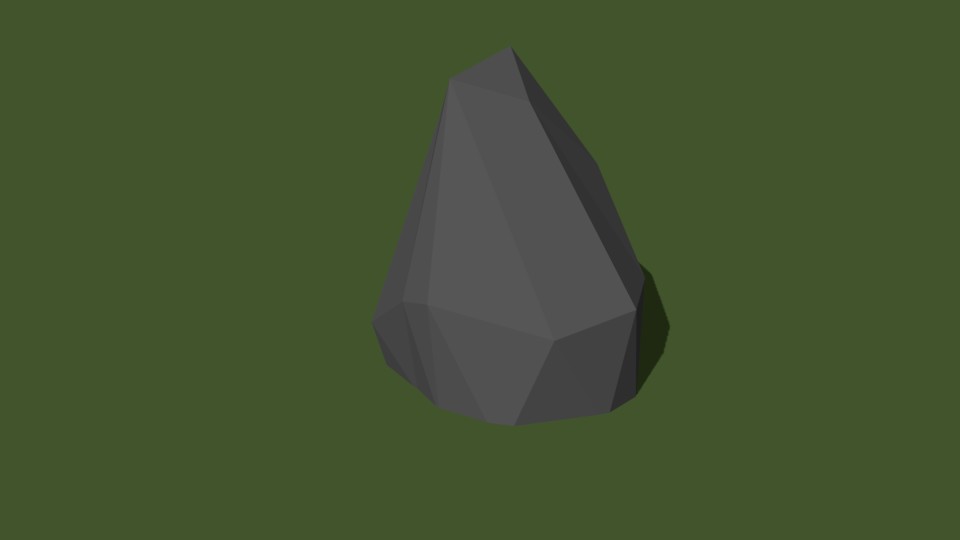 Low Poly Stone 1
