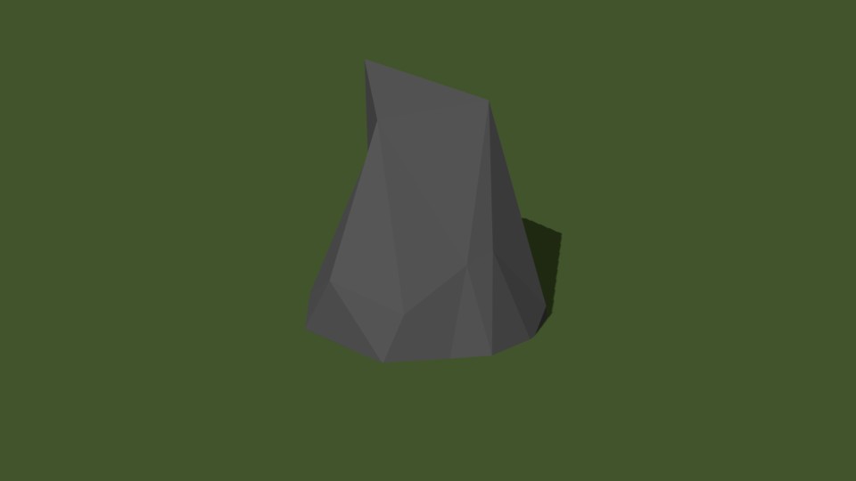 Low Poly Stone 2