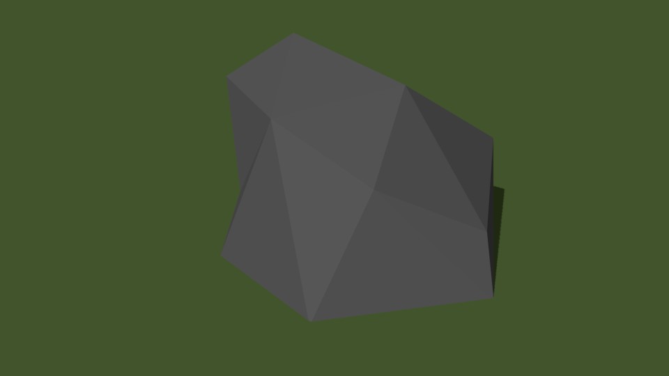Low Poly Stone 4