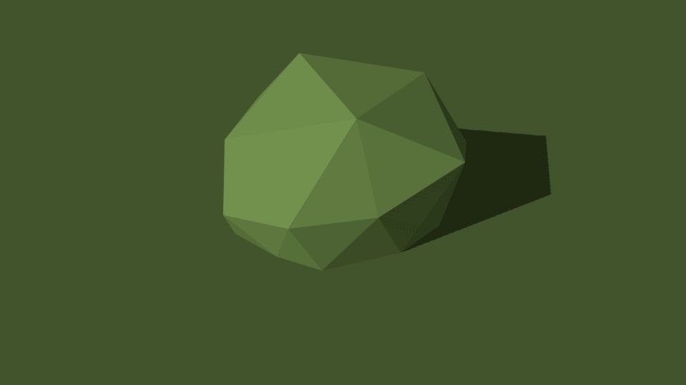 Low Poly Bush 1