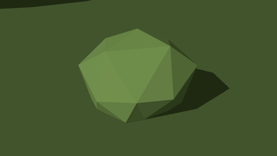 Low Poly Bush 2