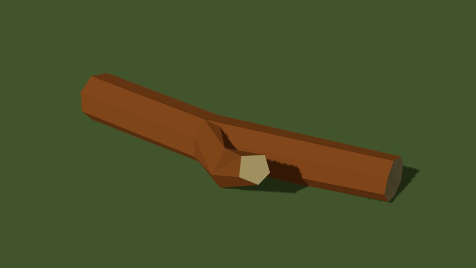 Low Poly Log 2