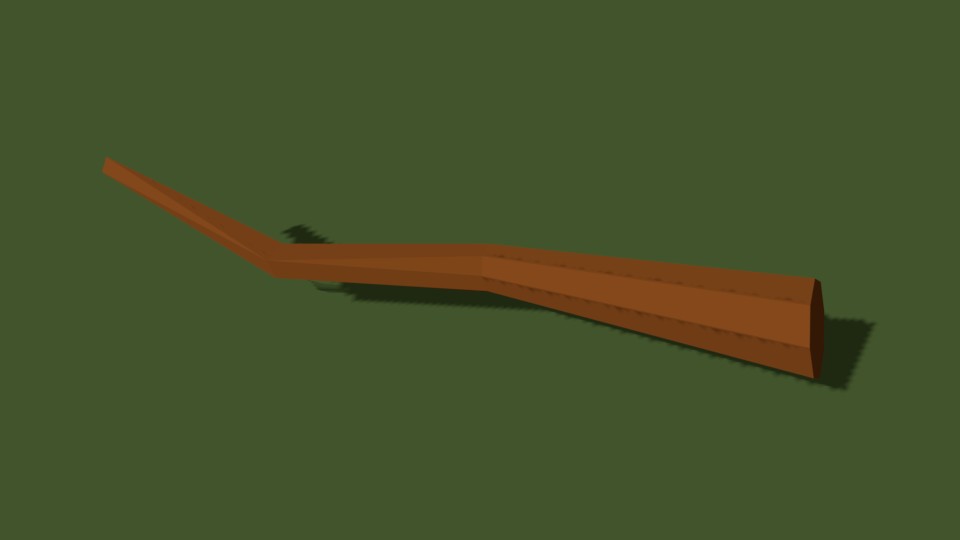 Low Poly Log 3
