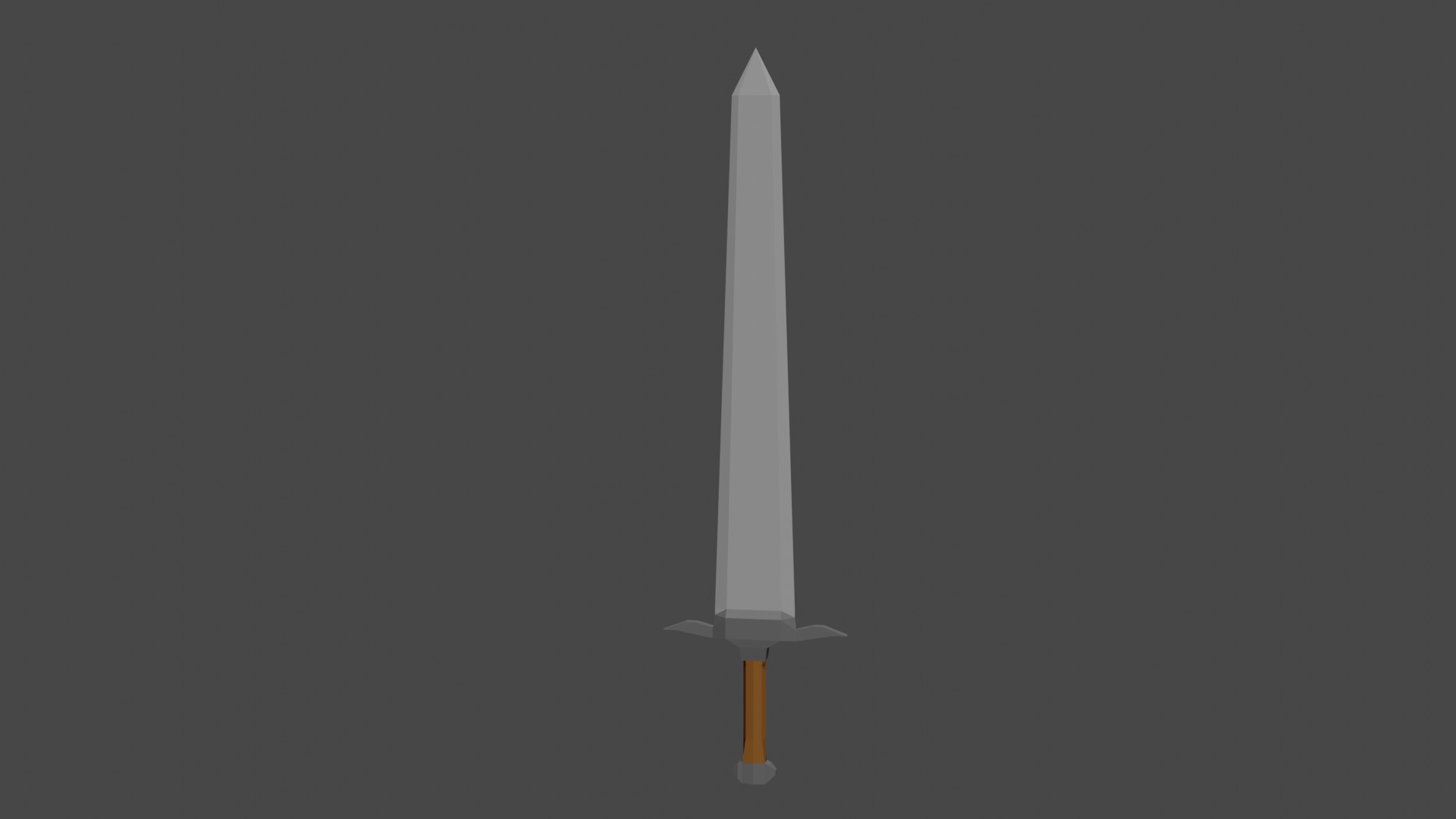 Low Poly Sword 4