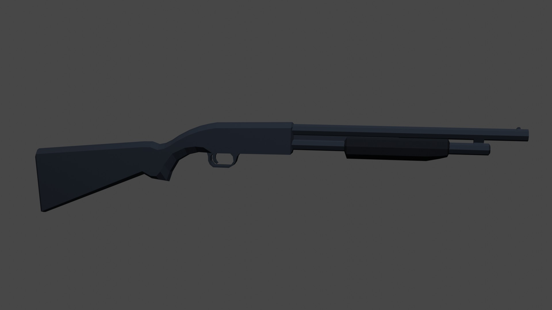 Low Poly Shotgun