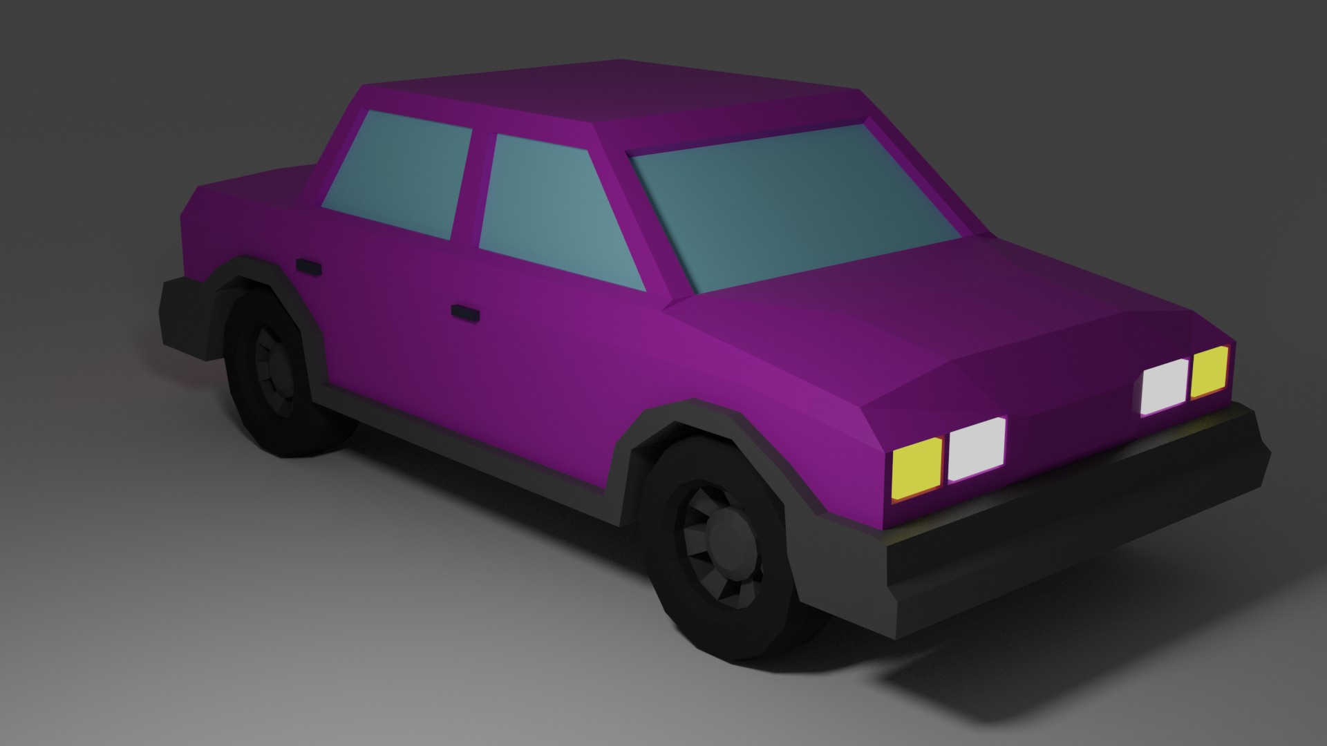 Low Poly Car 3