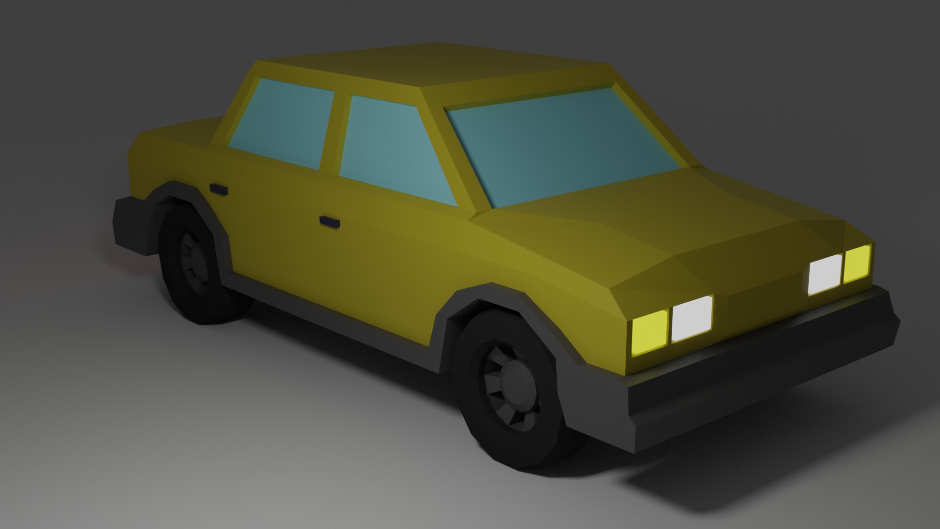 Low Poly Car 4