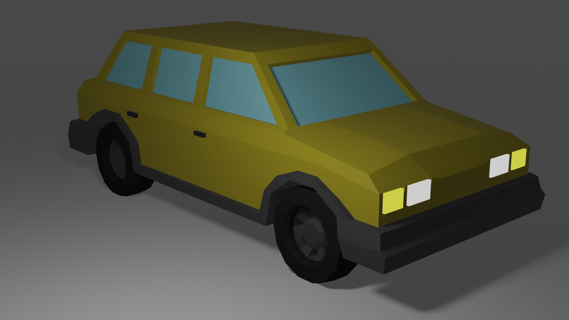 Low Poly Car 5