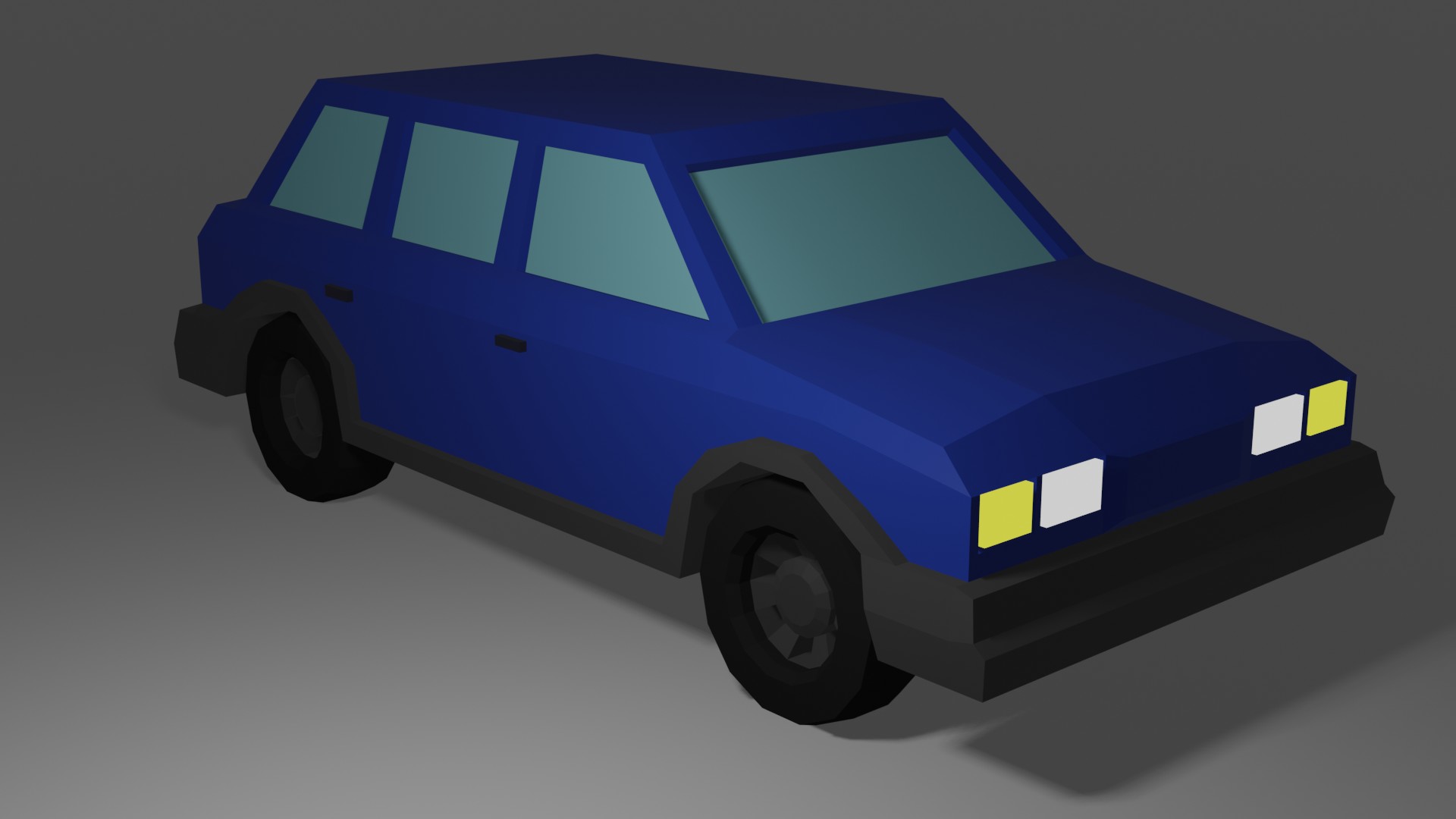 Low Poly Car 6