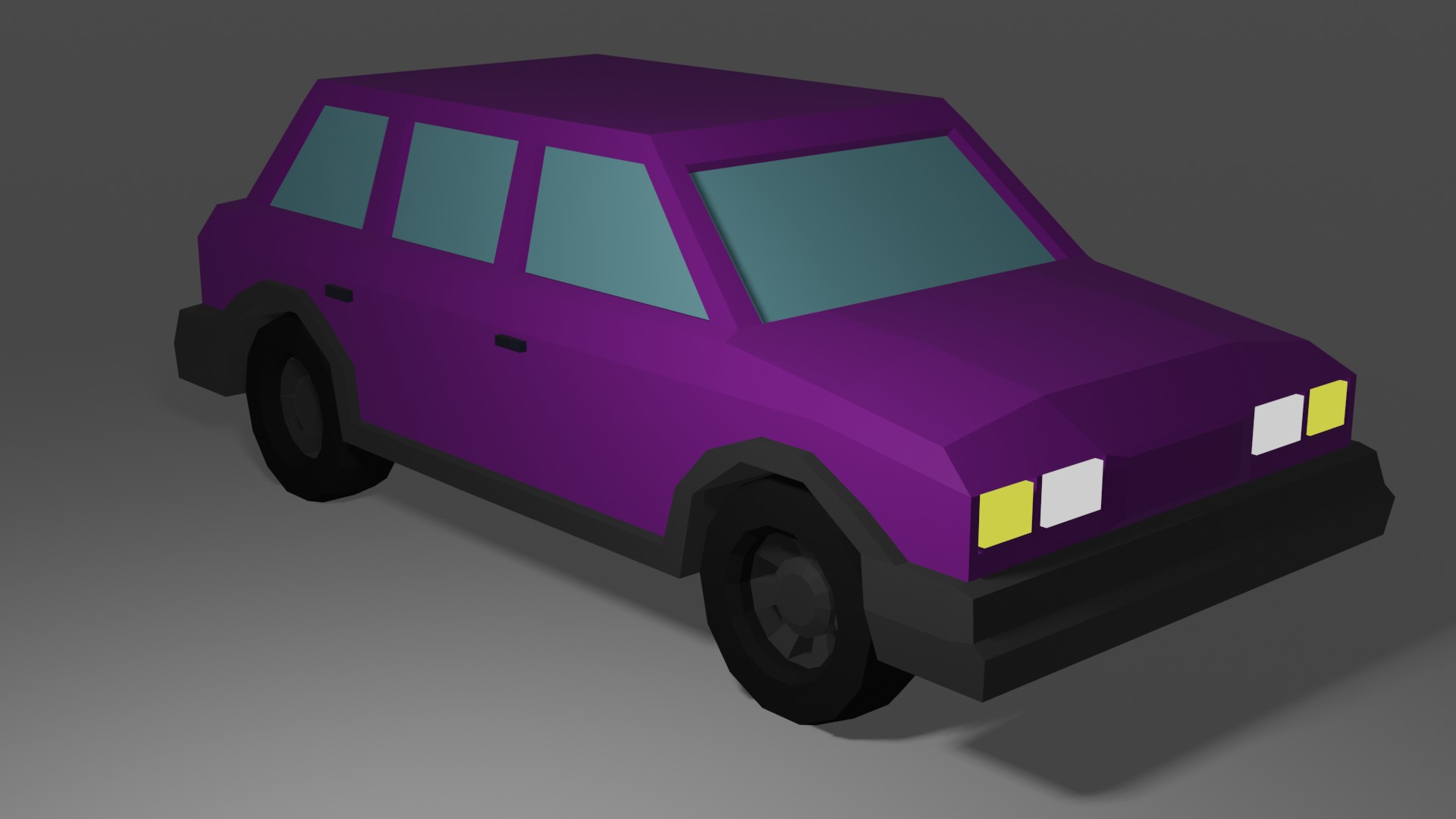 Low Poly Car 7