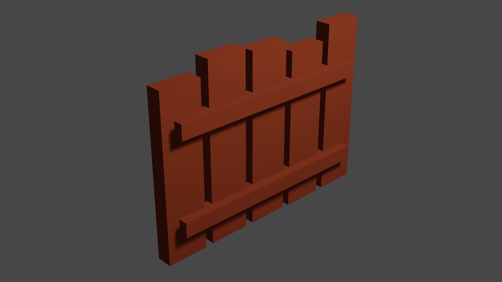 Short Wood Fence 3