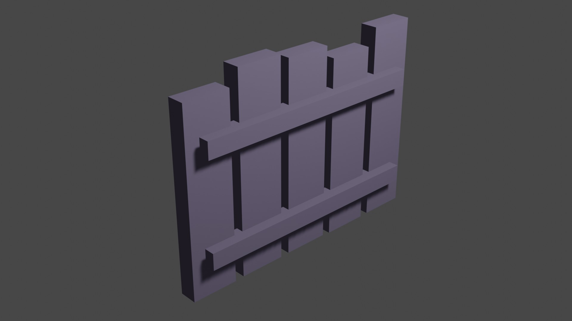 Short Wood Fence 9