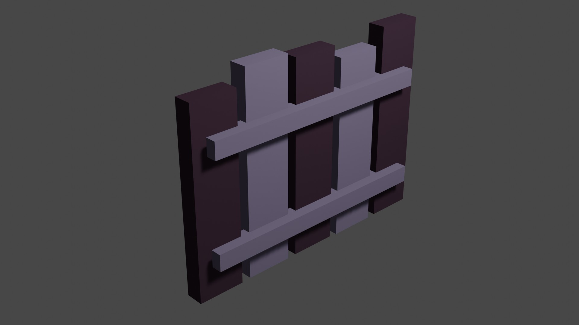 Short Wood Fence 18