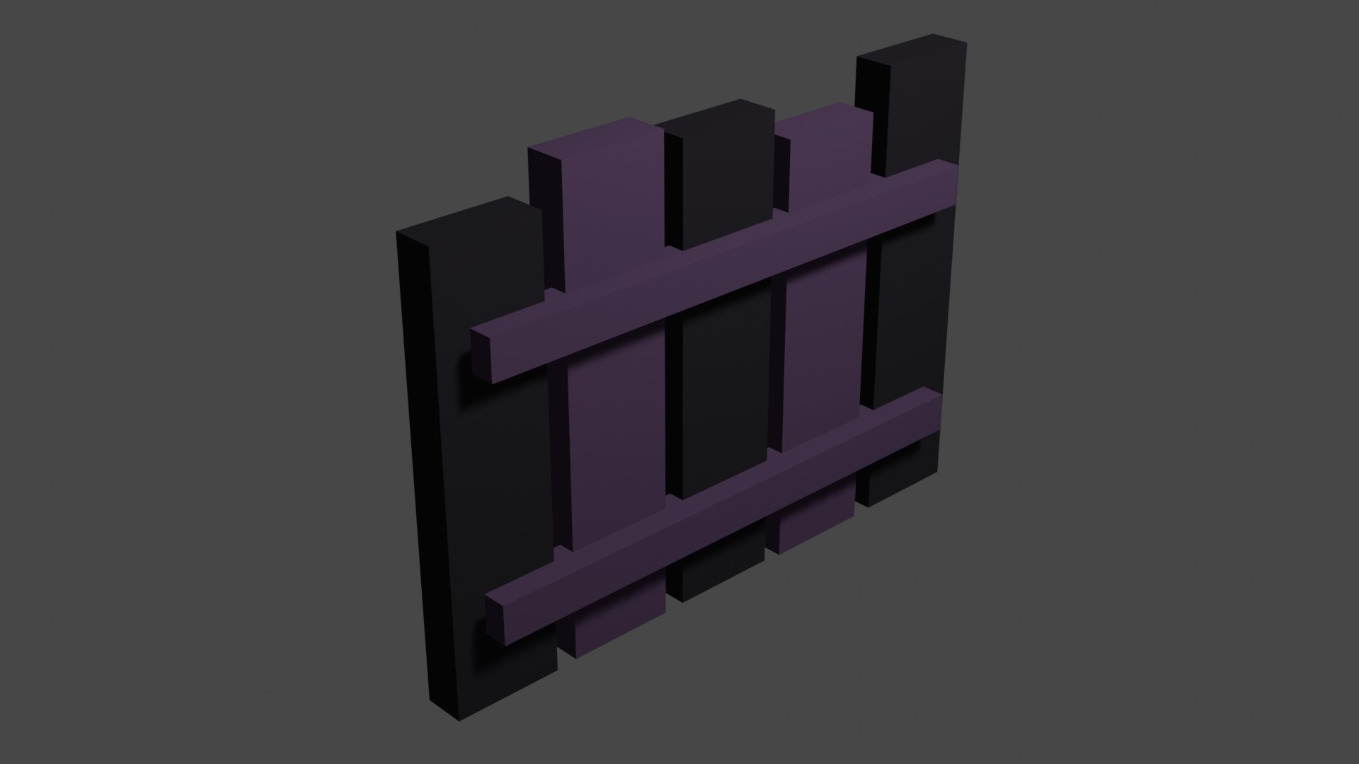 Short Wood Fence 19