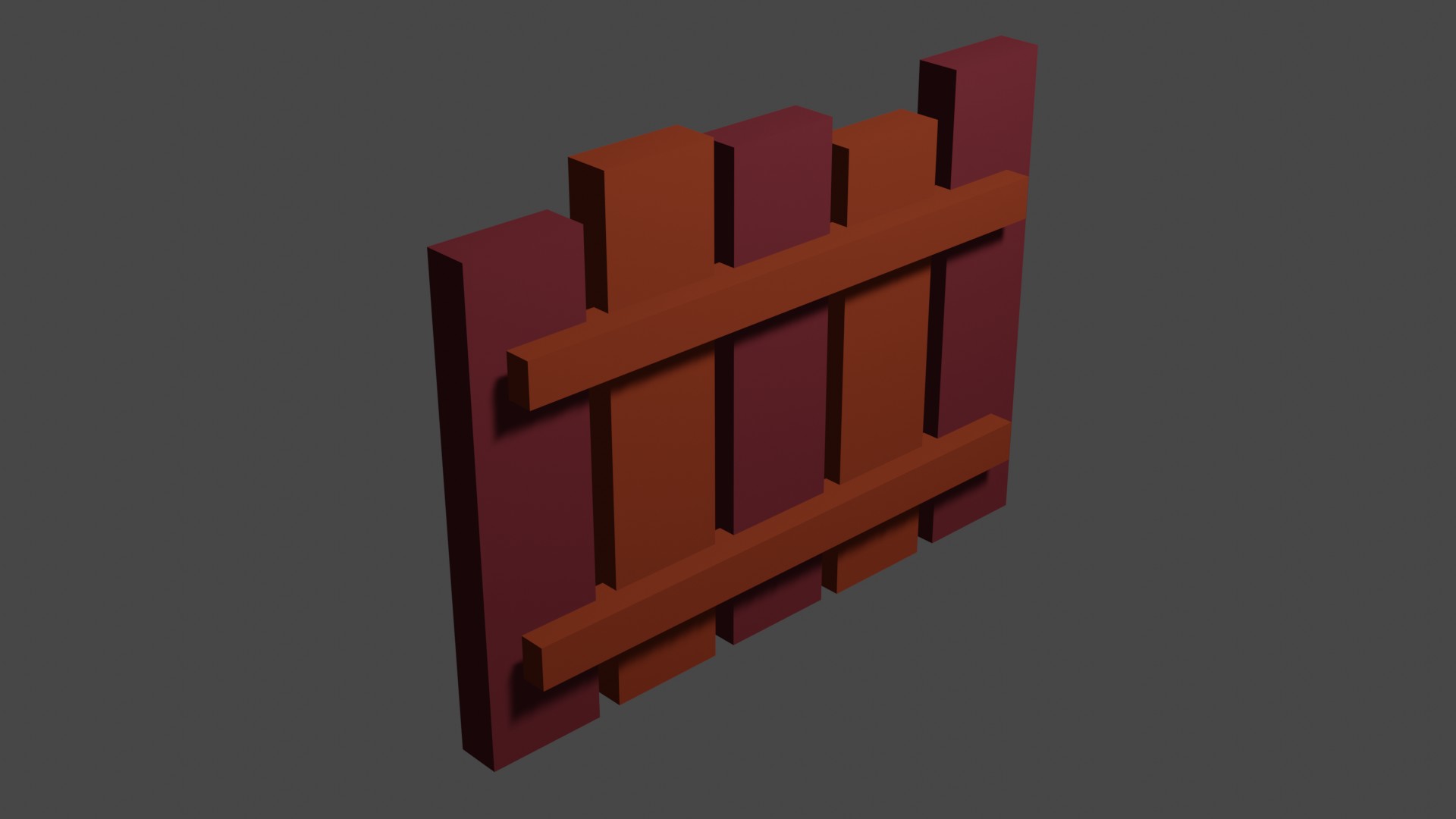 Short Wood Fence 21