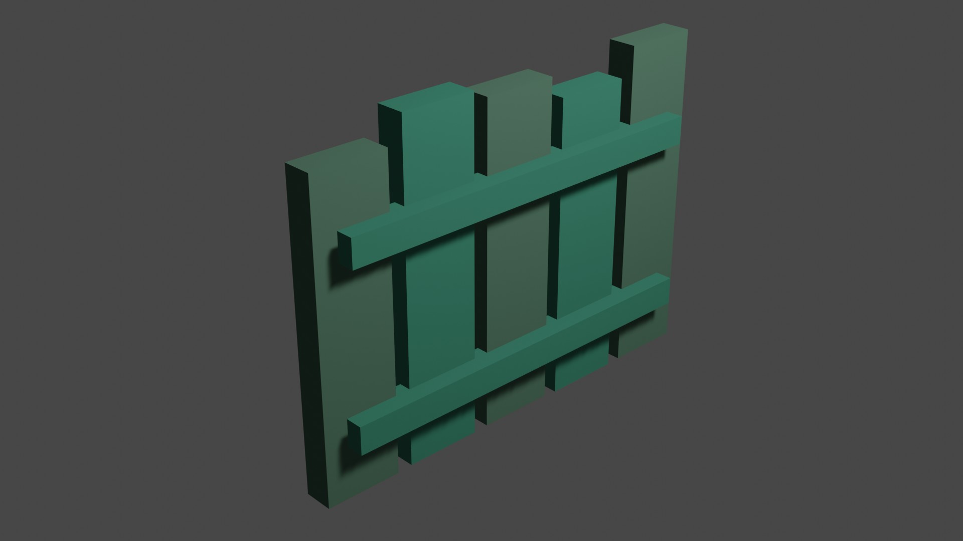 Short Wood Fence 24