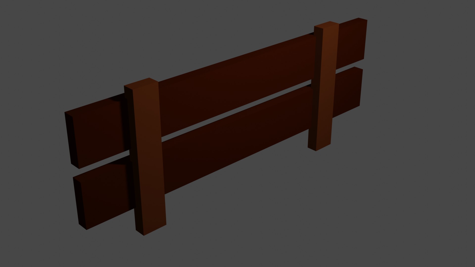 Short Wood Fence 38