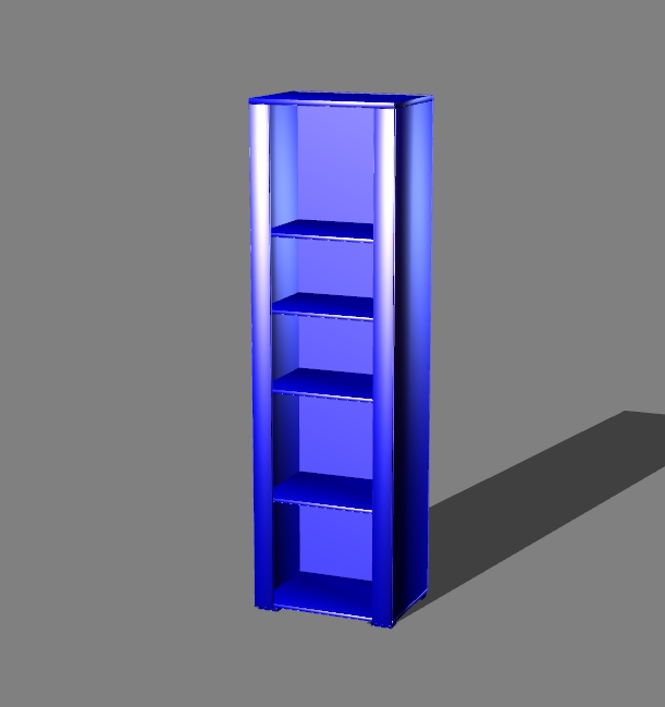 Cabinet with shelves  (8)