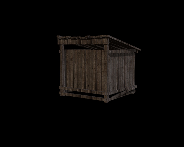 wooden canopy