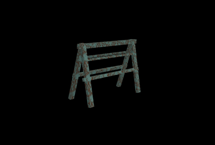 old metal barrier