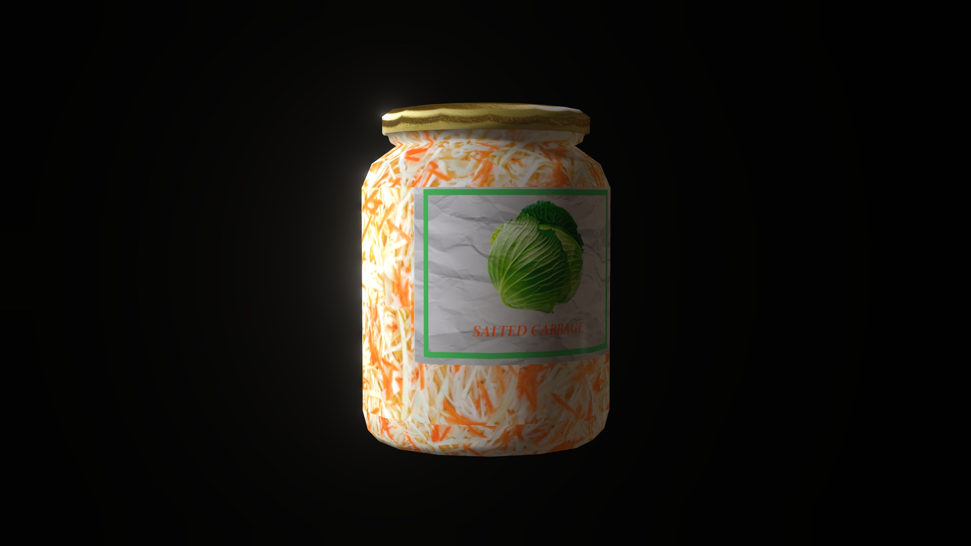 salted cabbage