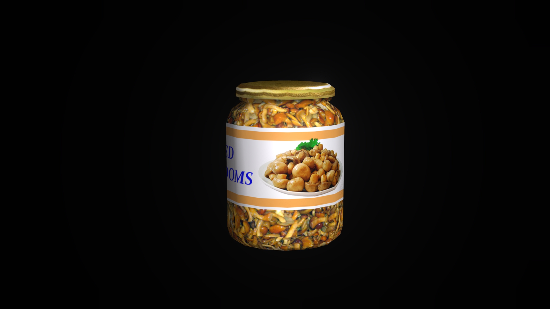 salted mushrooms