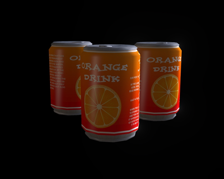 orange fizzy drink