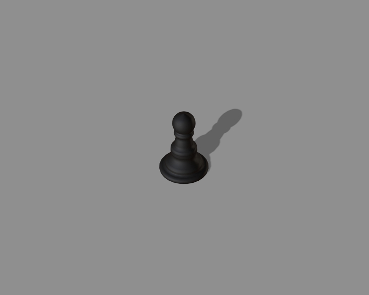 chess piece black pawn