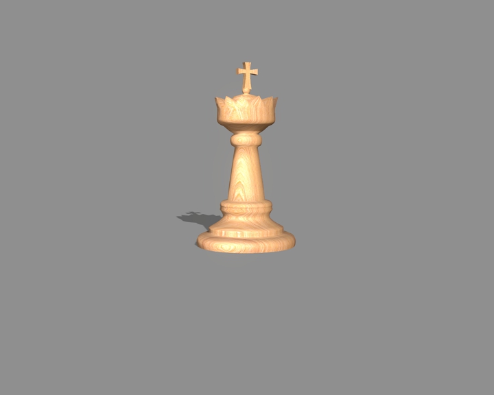 chess piece white king