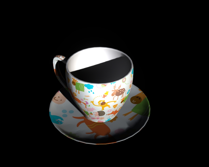 Cup and saucer for children
