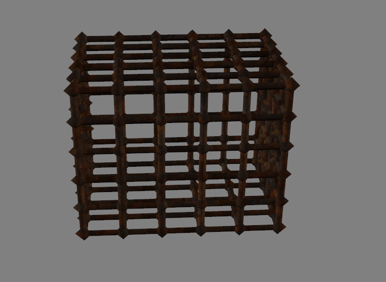 the old metal cage