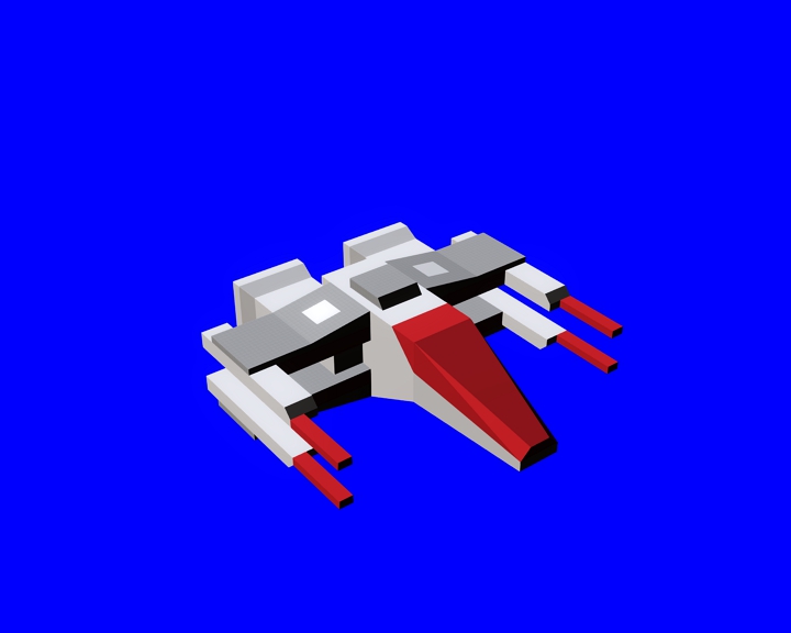 space Craft 4 low-poly model