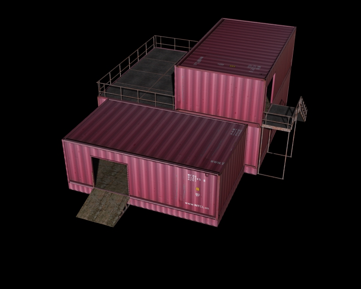 the construction of the containers 6