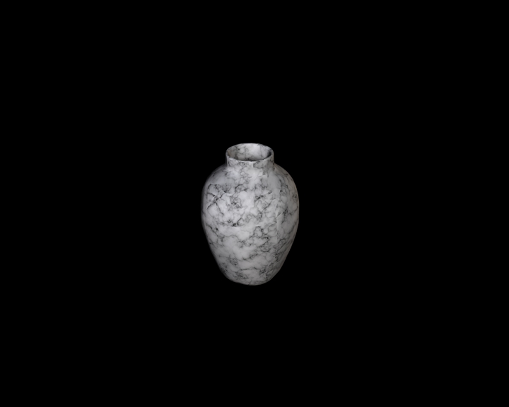 white marble vase