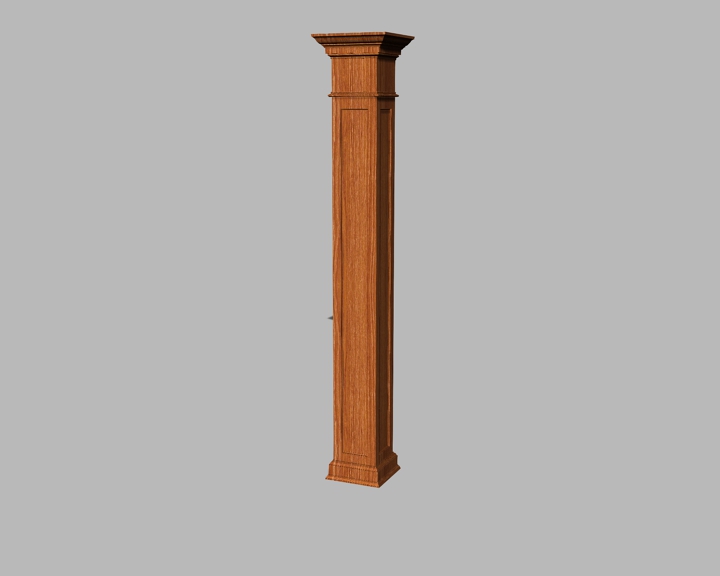 a column of wood