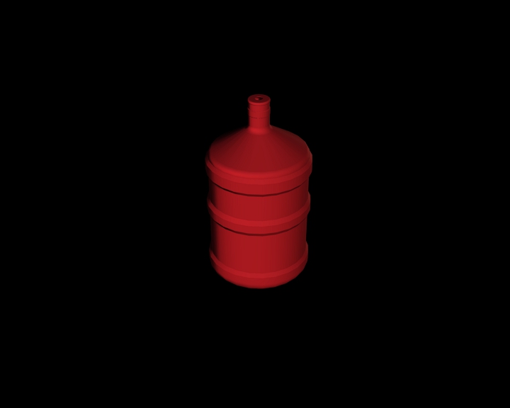 plastic bottle (red)