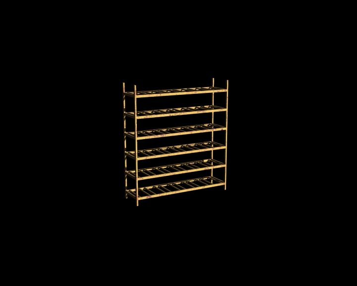 large shelving (yellow)