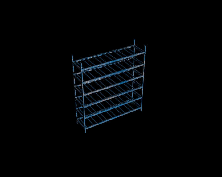 large shelving (blue)