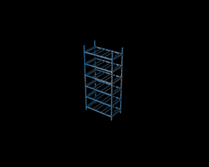 medium shelving (blue)