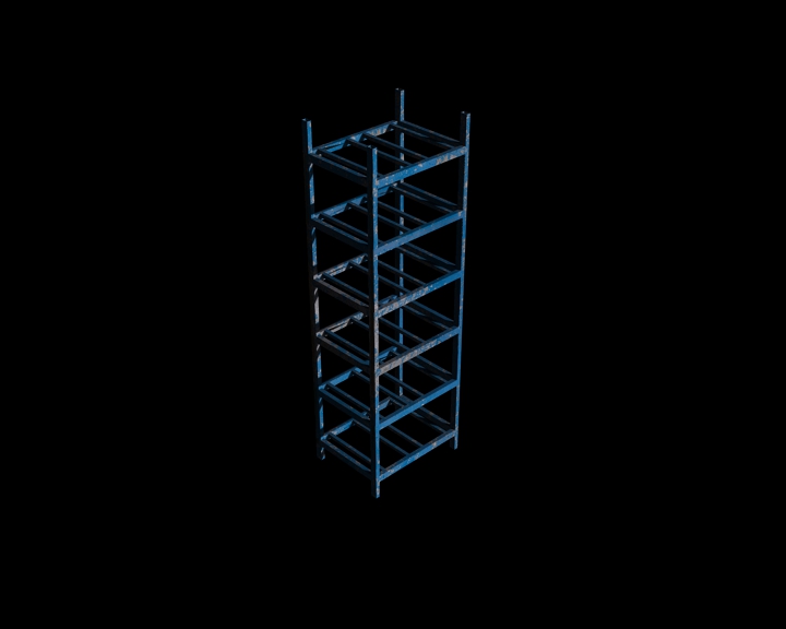 small rack (blue)