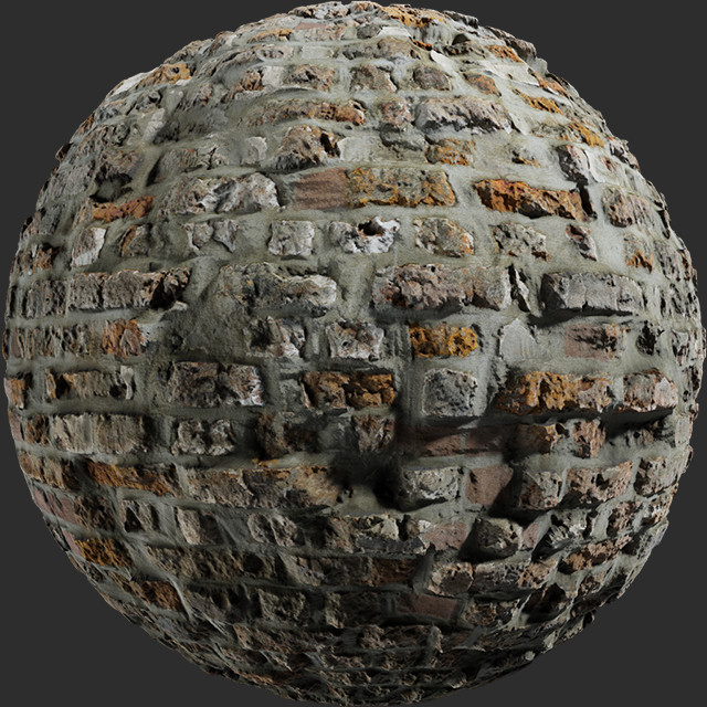 the texture of the brickwork 5