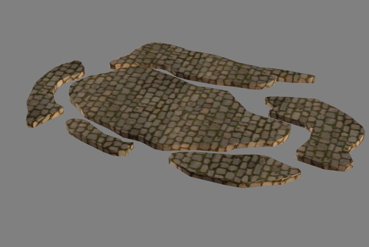 fragments of paving slabs 2