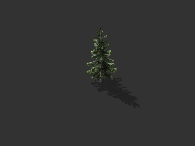 2D sprite of a tree (isometric)