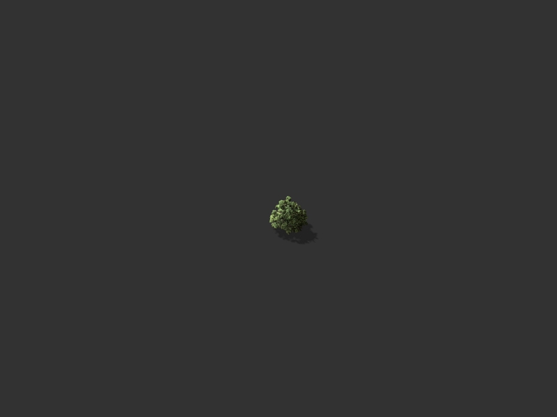2D sprite of a tree (isometric) 2