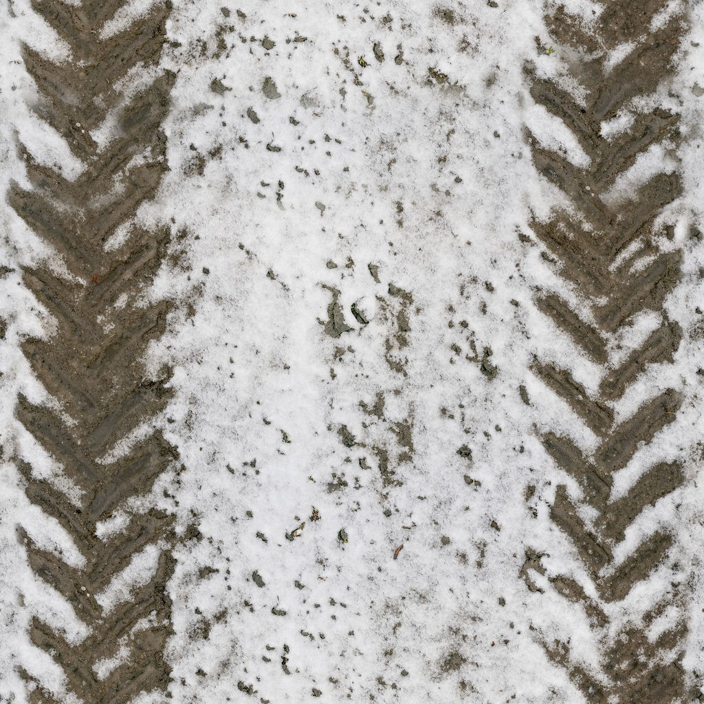 the texture of the snow