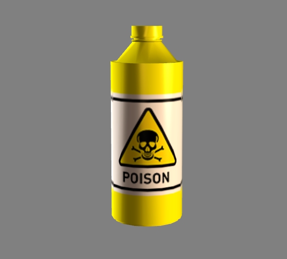 plastic bottle with liquid 4
