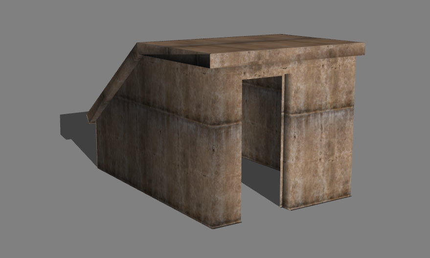 entrance to the bunker 2