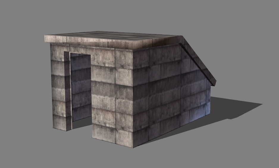 entrance to the bunker 5