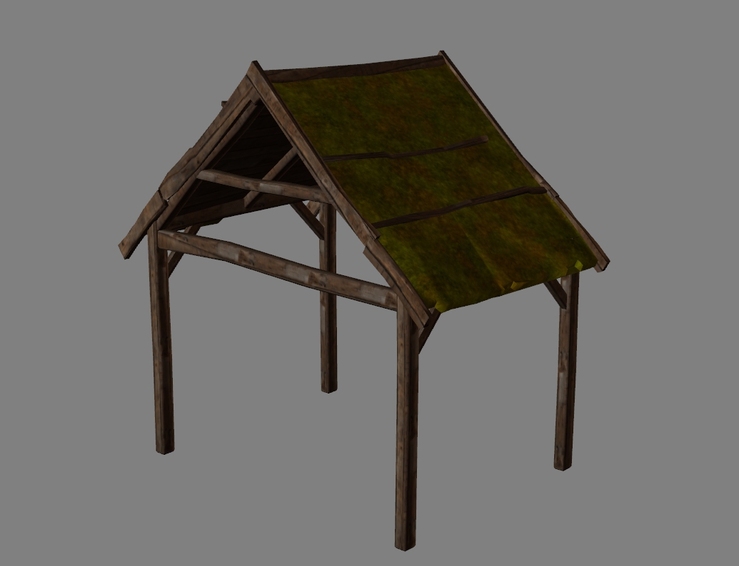 canopy with metal roof 3
