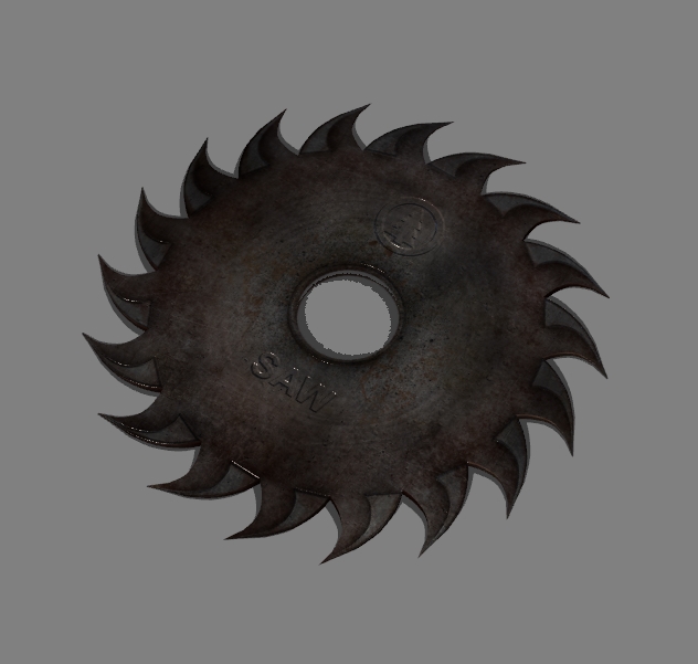 old circular saw blade 1